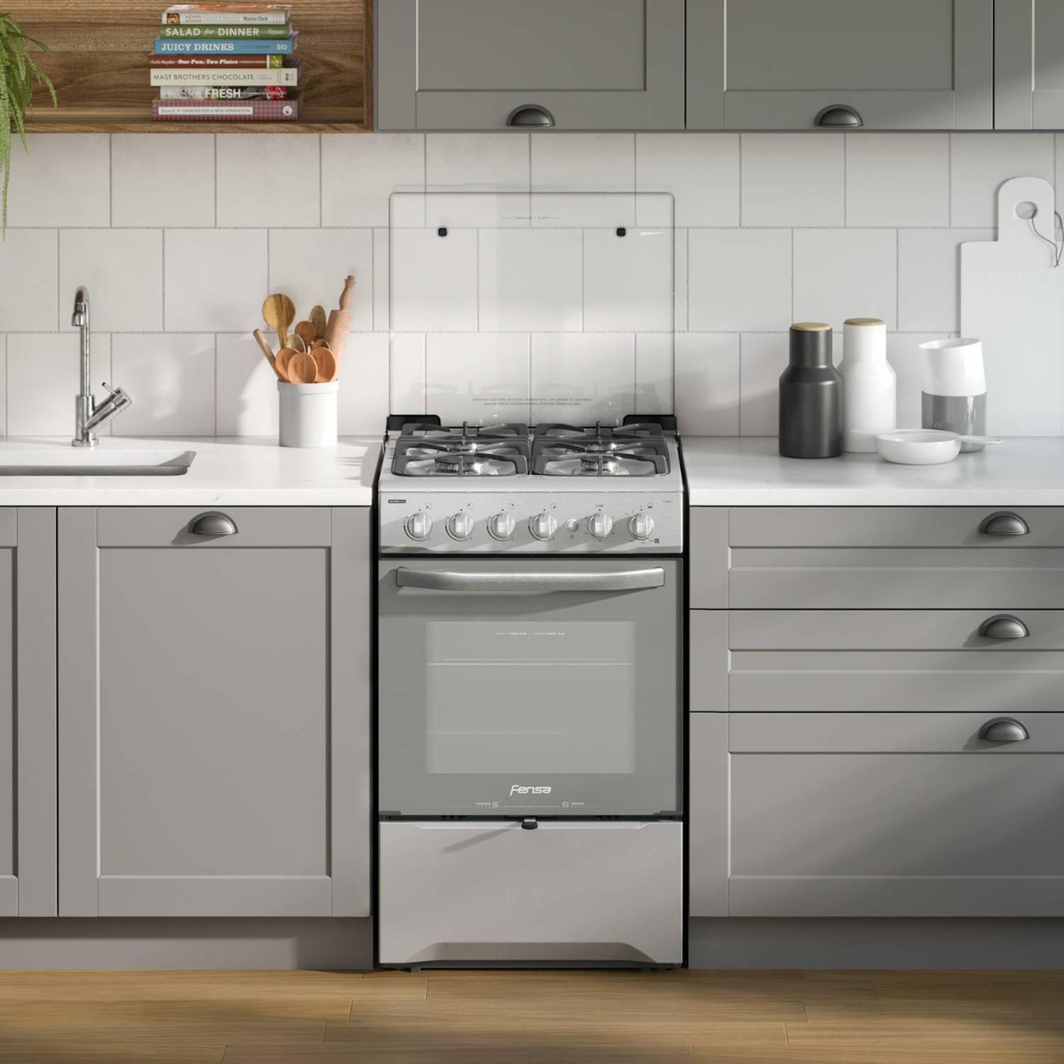 Cocina Gas 4 Quemadores Fensa F 2608t-4
