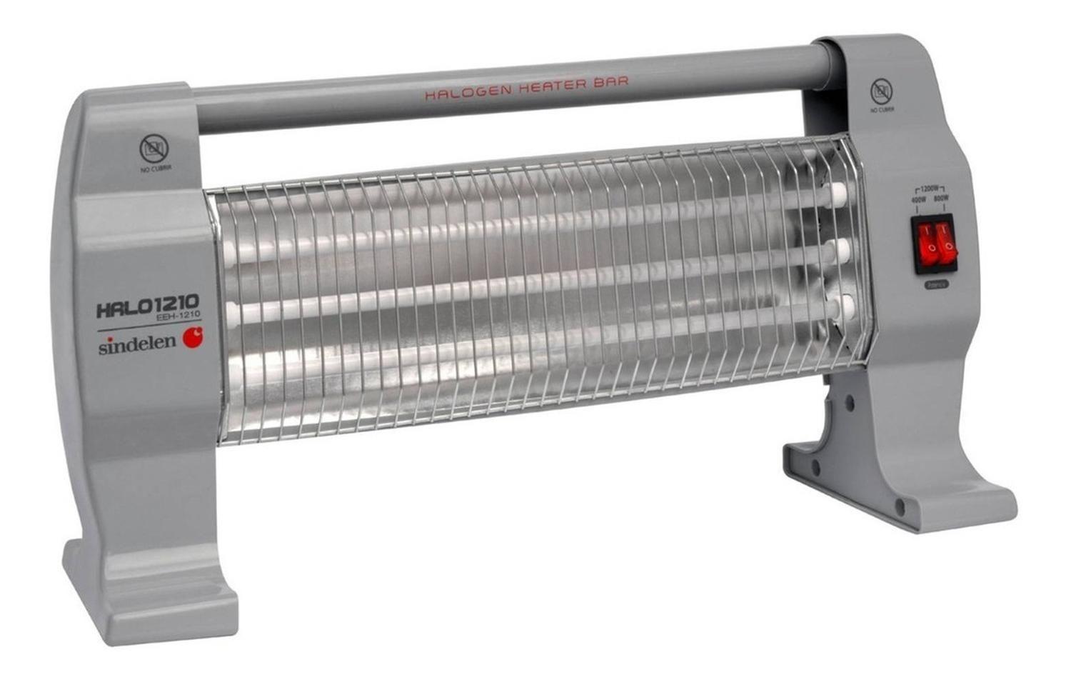 Calefactor Halógeno Sindelen Eeh-1210 Gris-1
