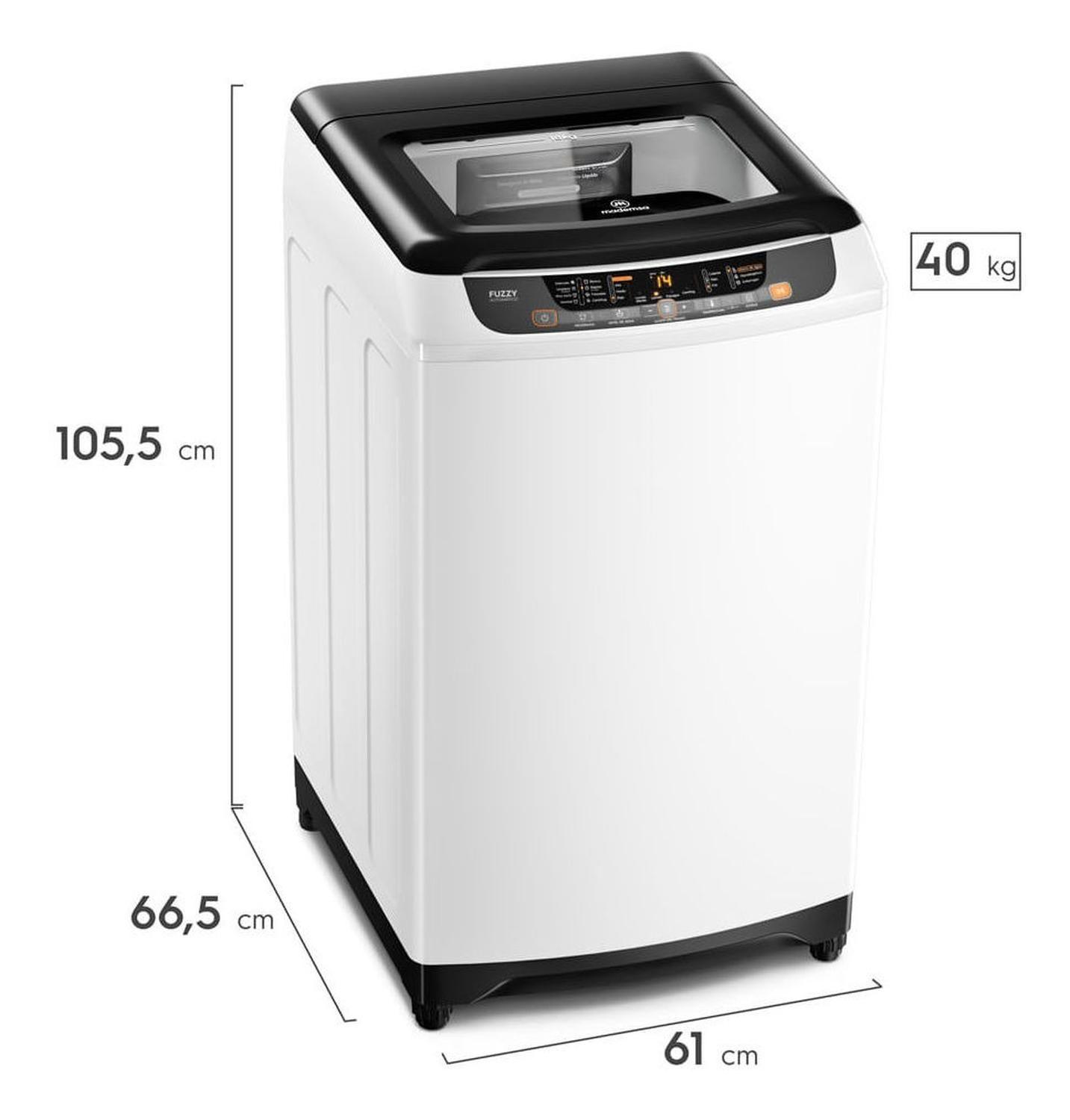 Lavadora Carga Superior 18 Kg Bzg Blanco Mademsa-7