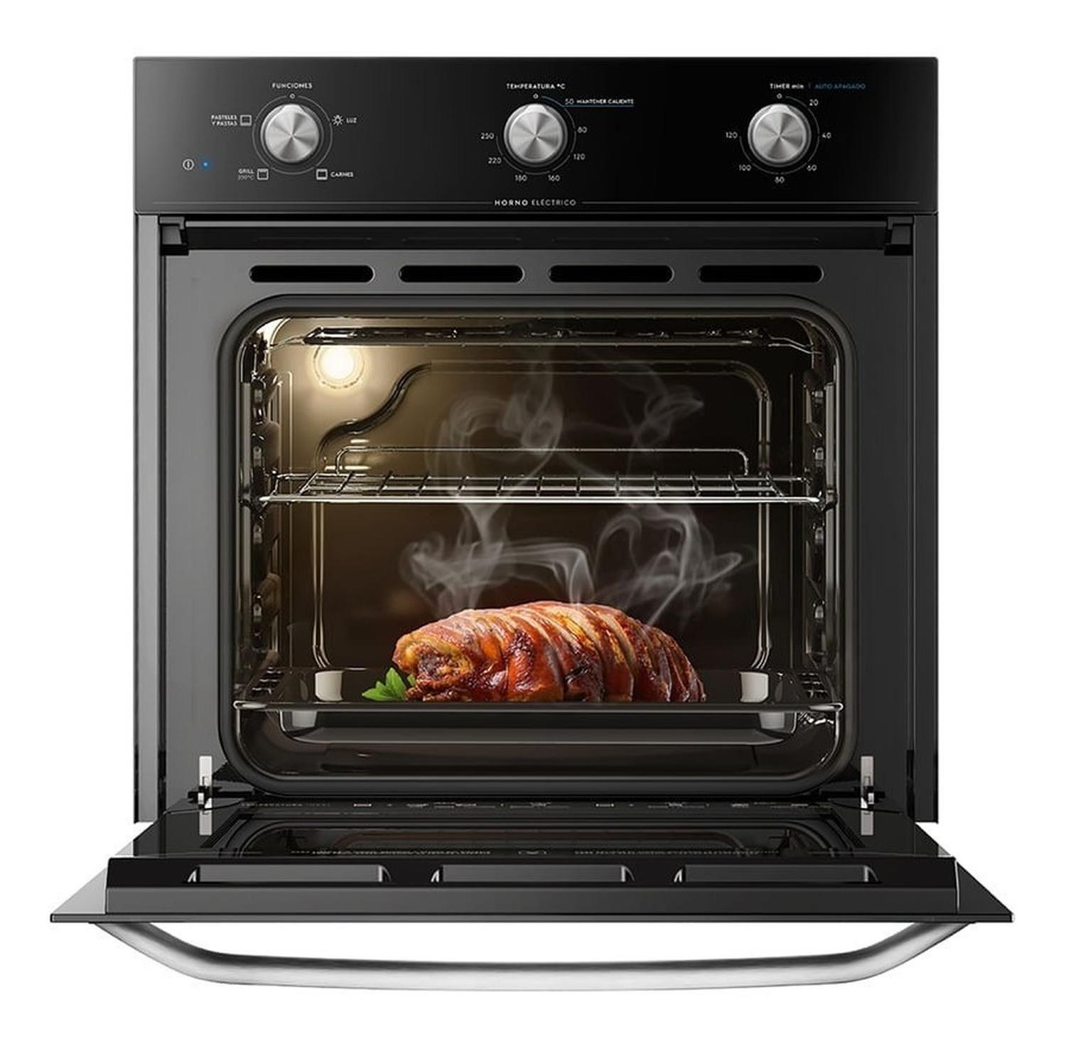 Horno Empotrable Eléctrico Fensa Fhe 1130 M 52l Negro 220v-2