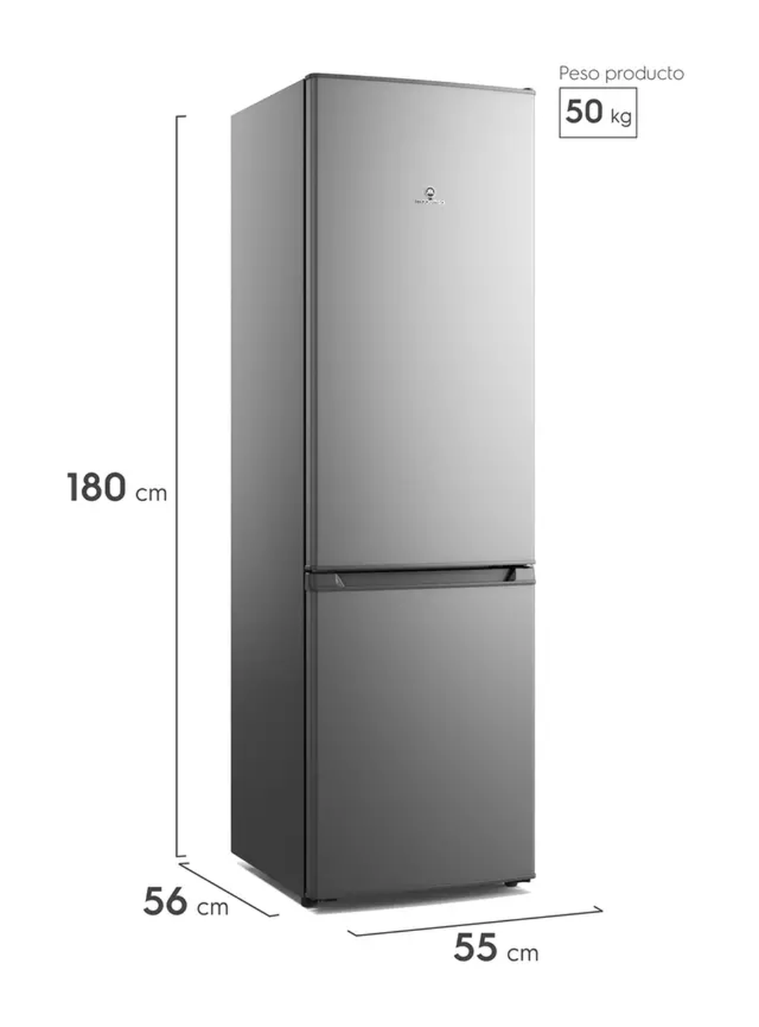 Refrigerador Mademsa Bottom Freezer Frío Directo 262 Lts MED270-2