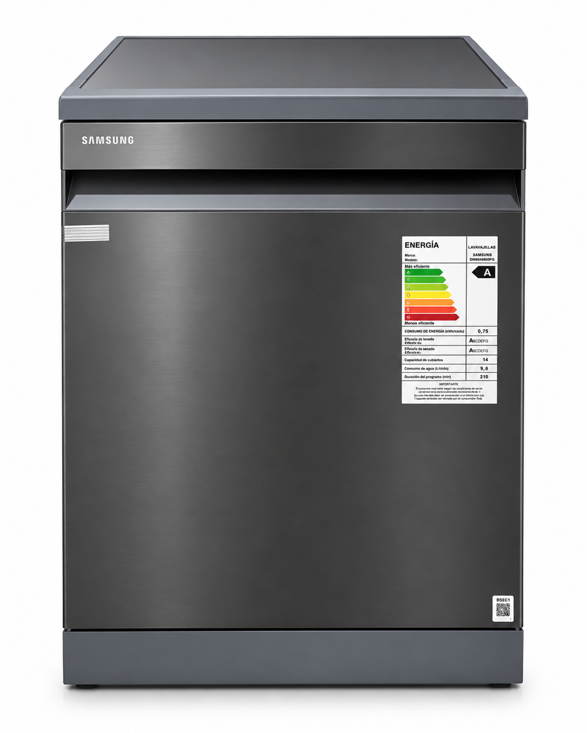 Lavavajillas Samsung Smartthings 14 Cubiertos DW60A8050FS-0
