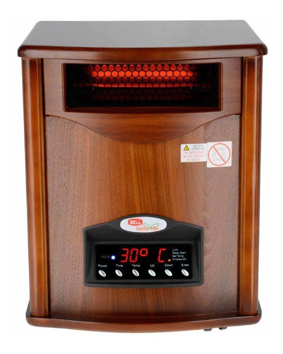 Estufa Infrarroja Madera Uv Wi-fi 70 M² Betterlife-0