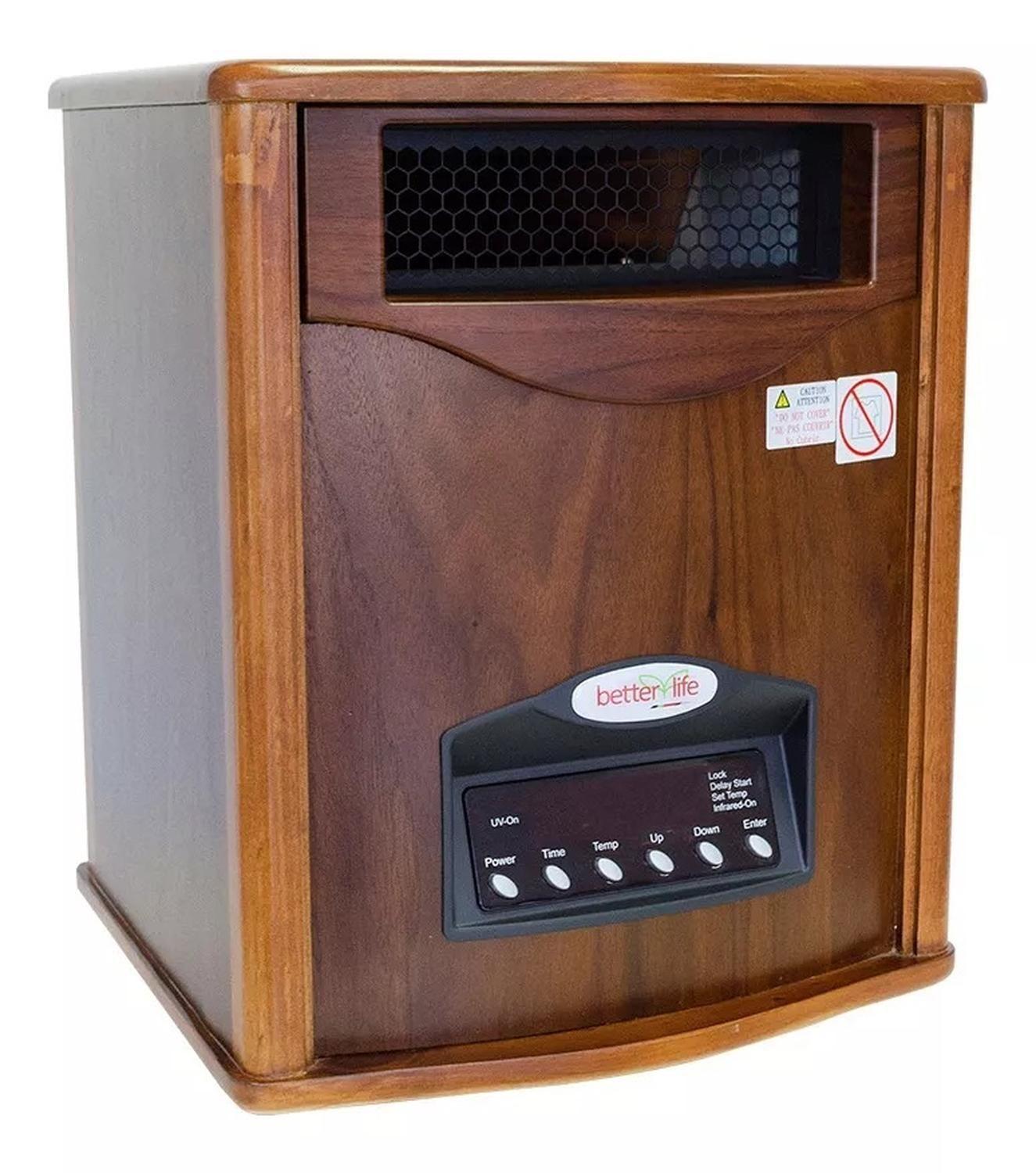 Estufa Infrarroja Madera Uv Wi-fi 70 M² Betterlife-1