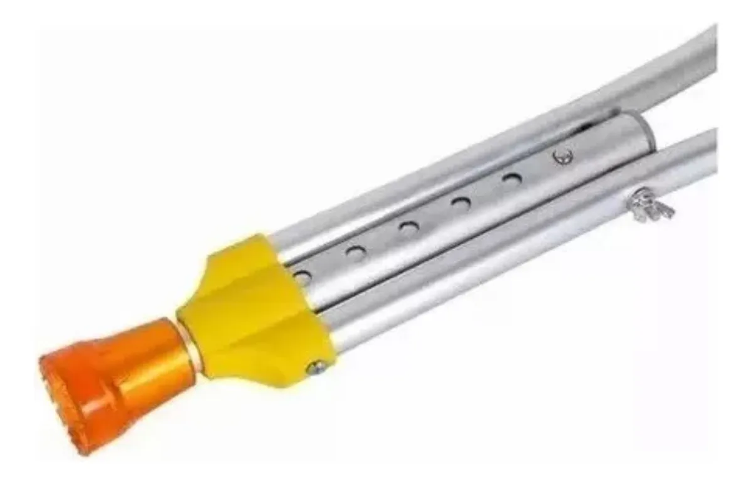 2 Baston Muletas Axilares De Aluminio Regulables Ortopedicas-5