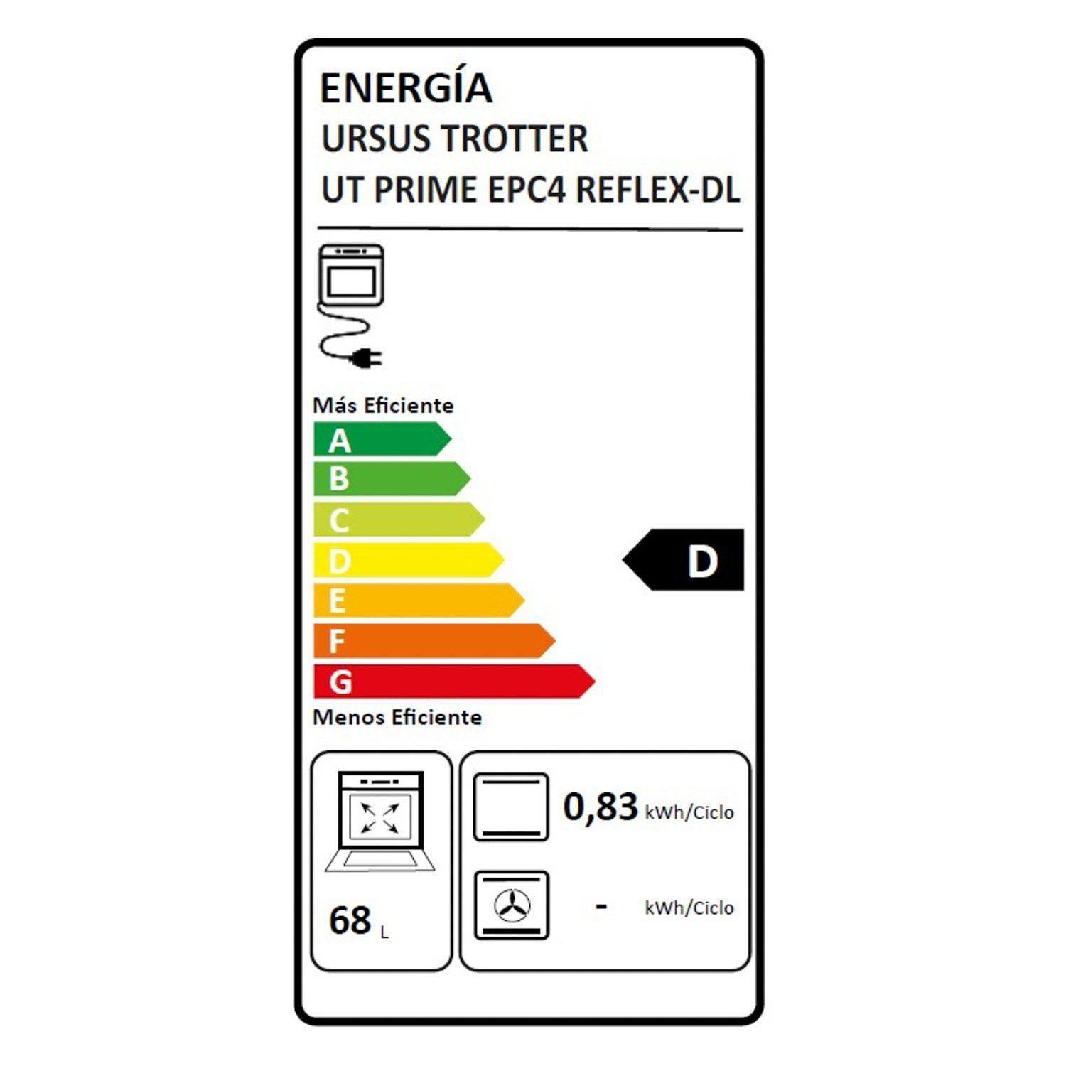 Horno Eléctrico Ursus Trotter EPC4 Reflex DL 68 Lt-4