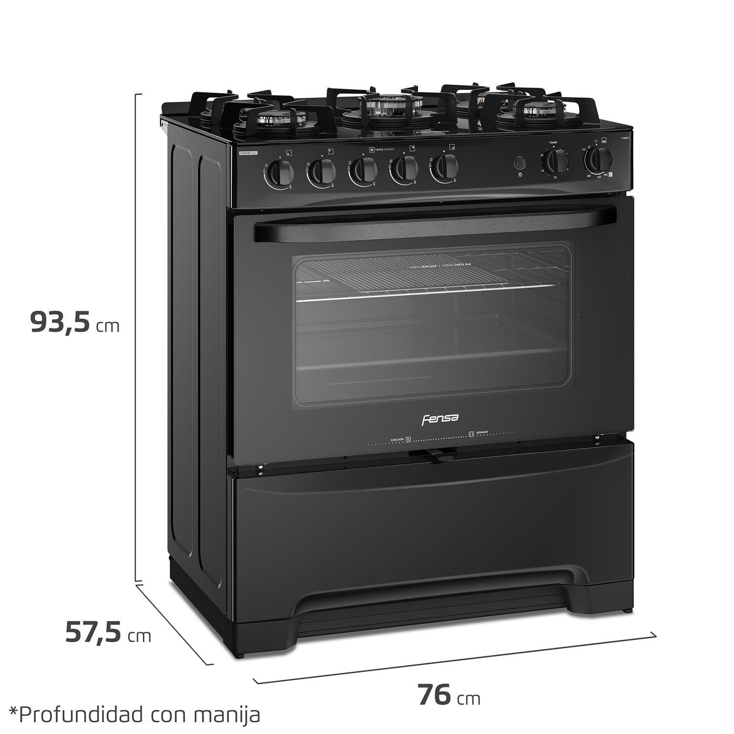 Cocina a Gas 5 Platos Fensa Experience F 6000 T-8