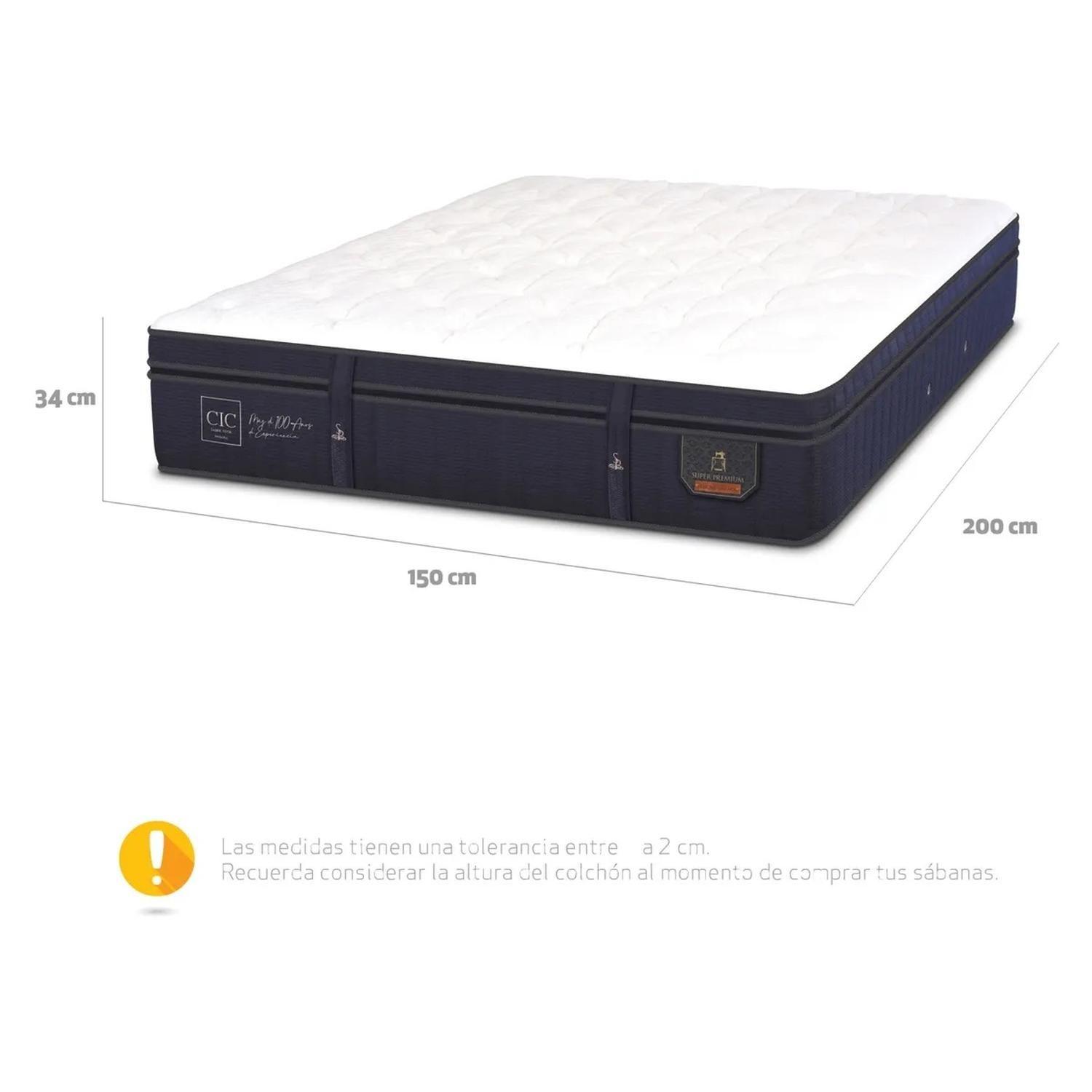 Colchón 2 Plazas CIC Super Premium 150x200-6