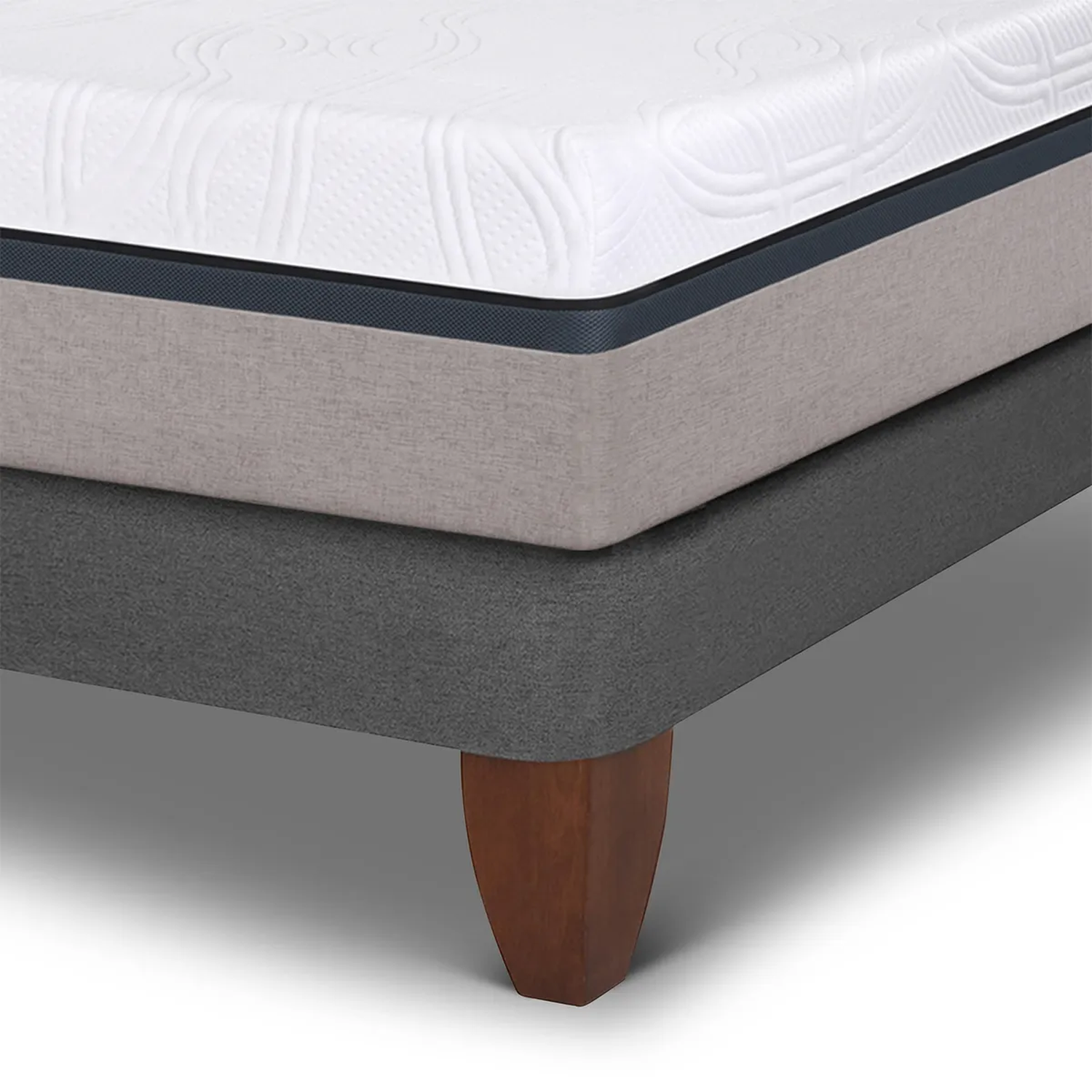 Cama Europea 2 Plazas CIC Balance Base Dividida 150X190 cm-2