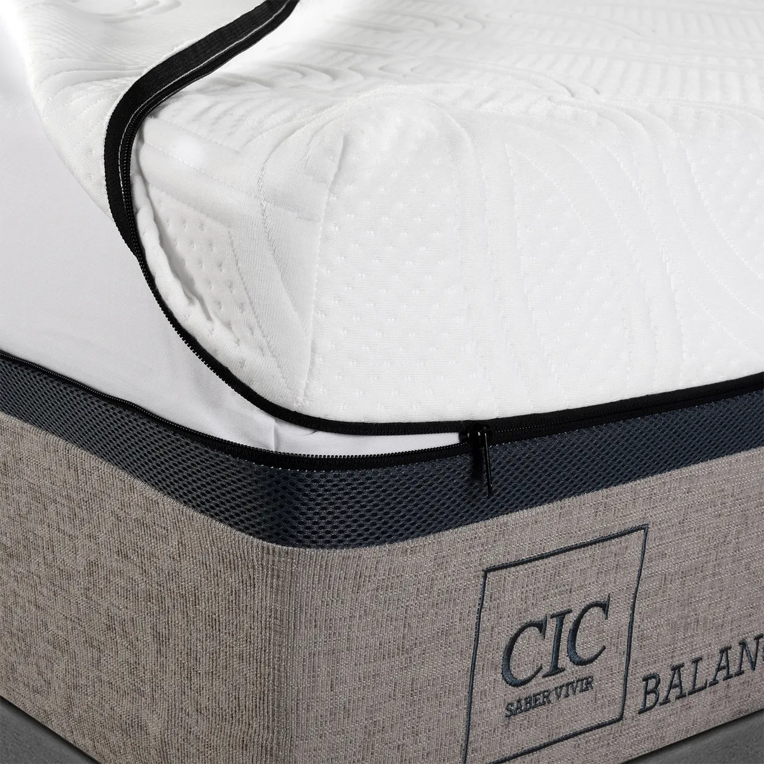 Cama Europea 2 Plazas CIC Balance Base Dividida 150X190 cm-5