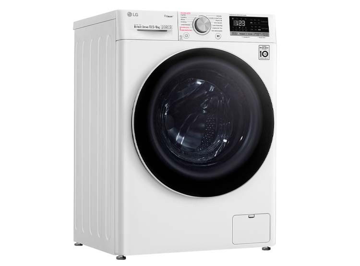 Lavadora Secadora LG 10.5 Kg 6 Kg Inverter Wd10WVC4S6-1