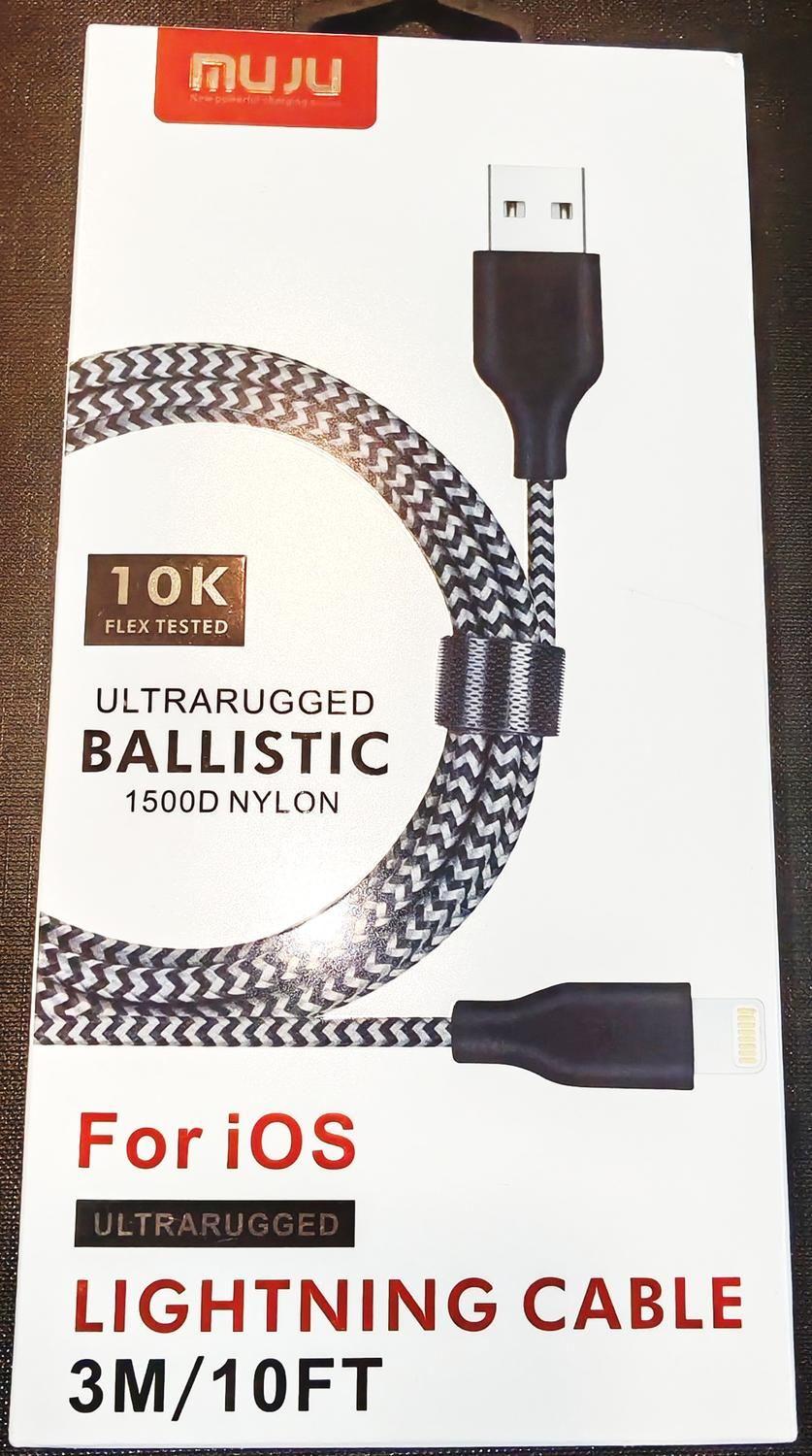 Cable de Entrada Usb Para Lightning Reforzado 3 mtr-3