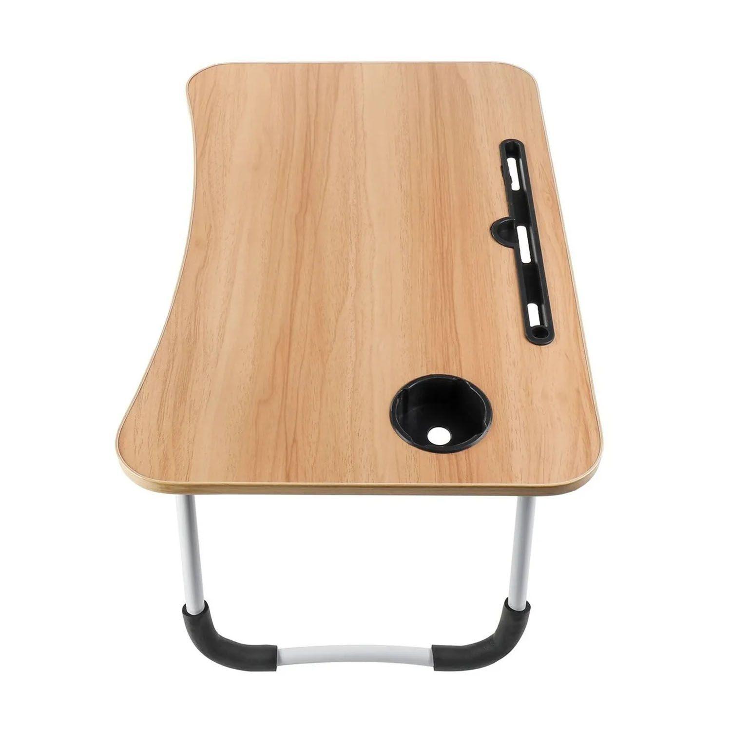 Bandeja Mesa Madera para notebook con posa vaso-2