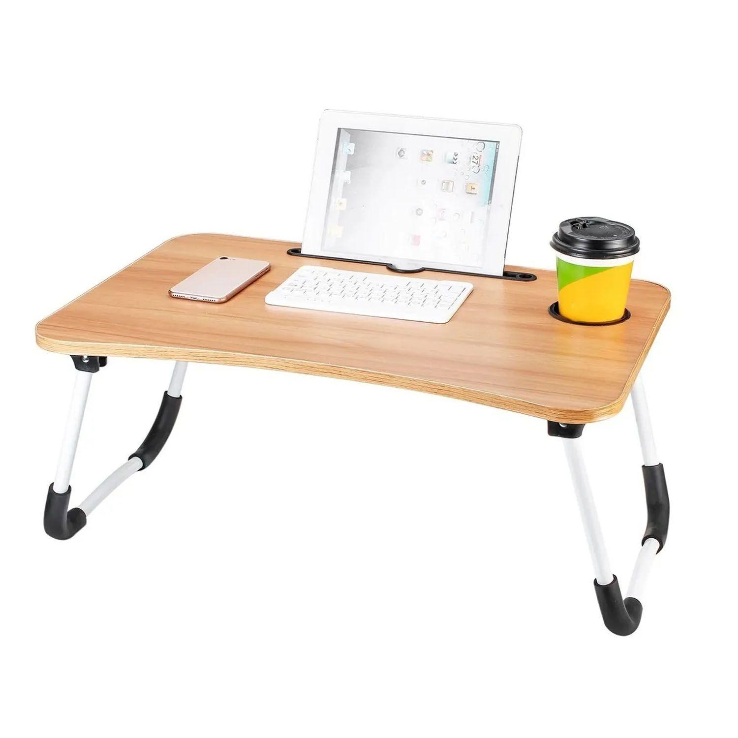 Bandeja Mesa Madera para notebook con posa vaso-4