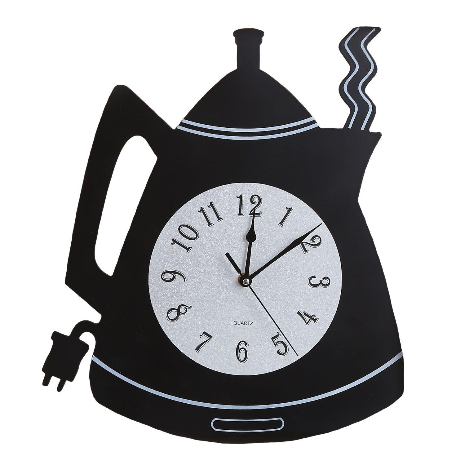 Reloj Cocina Mural Tetera 40X30 cm-0
