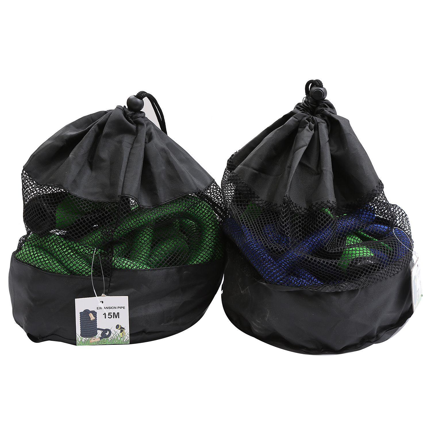 Manguera retráctil expandible jardín 15 Mts. Azul-1