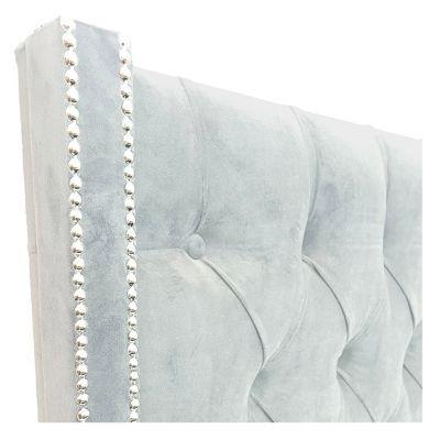 Respaldo Romano súper king gris perla-1