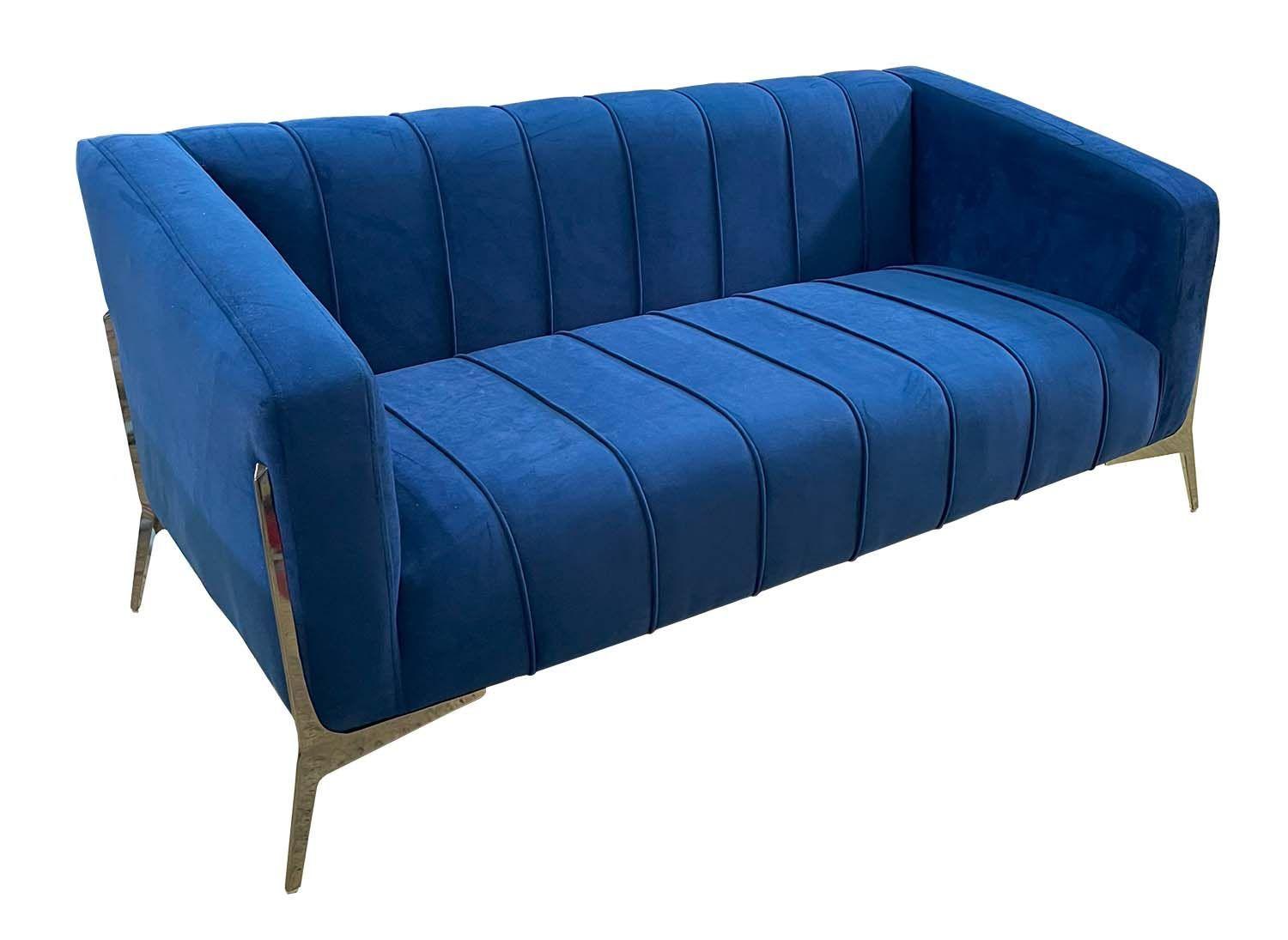 Sofá Kate felpa azul marino-1