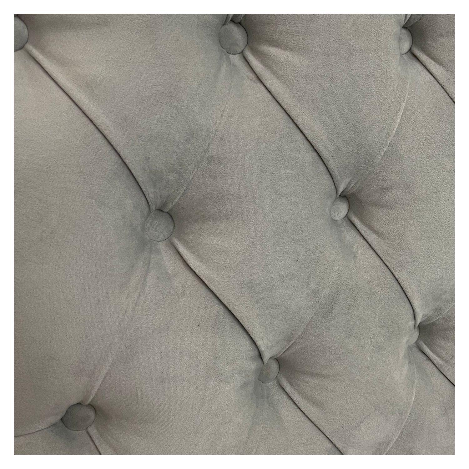 Respaldo Capitone 1 plaza gris-1