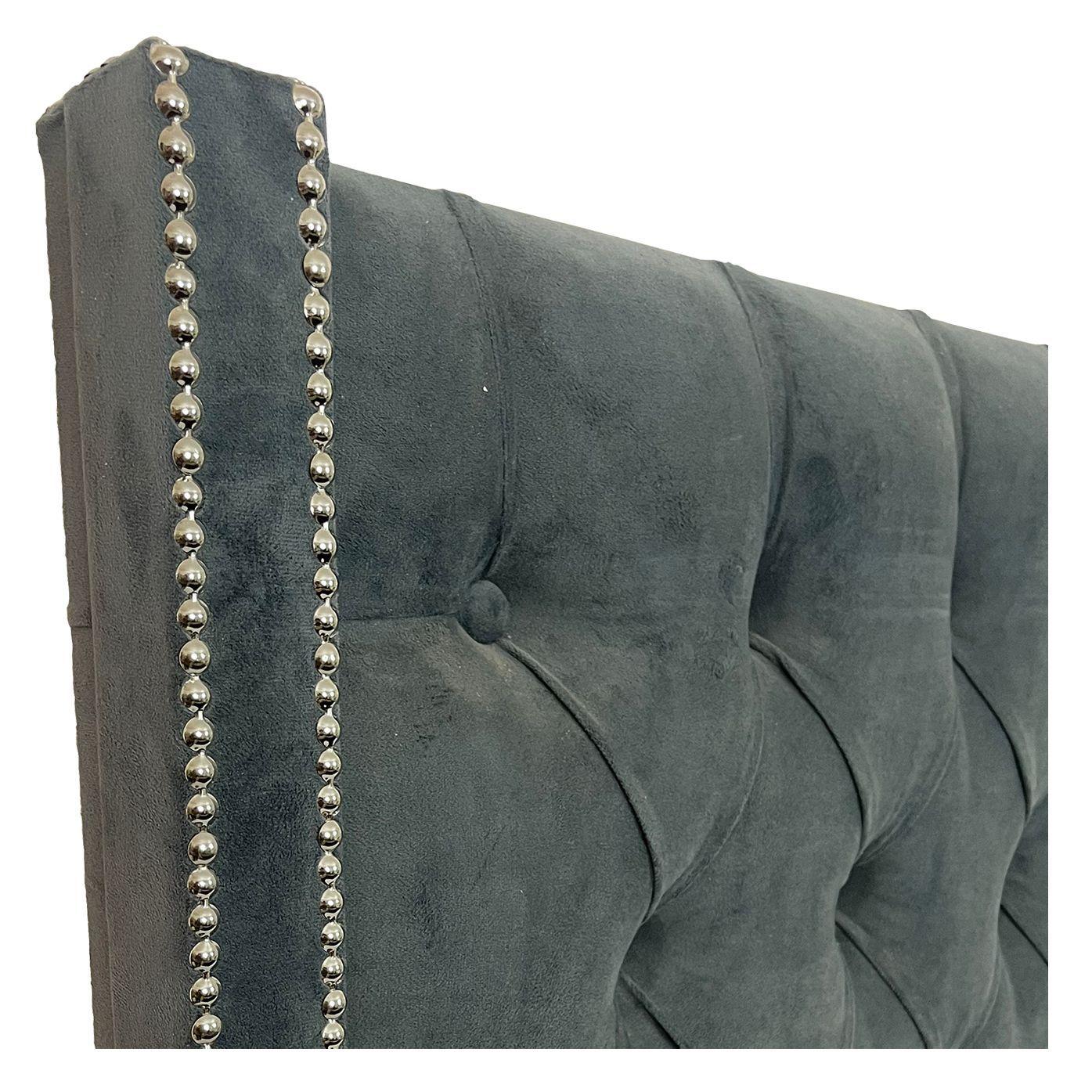 Respaldo Romano súper king gris-1