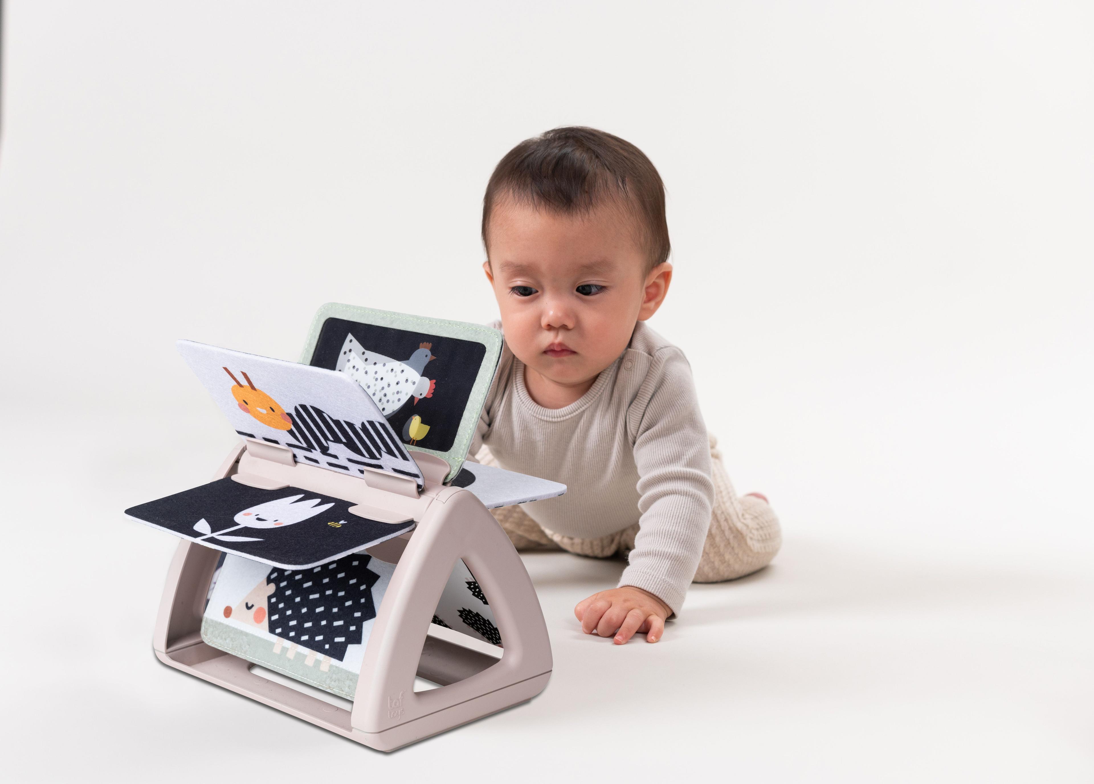 Libro Giratorio De Actividades Blanco y Negro -4