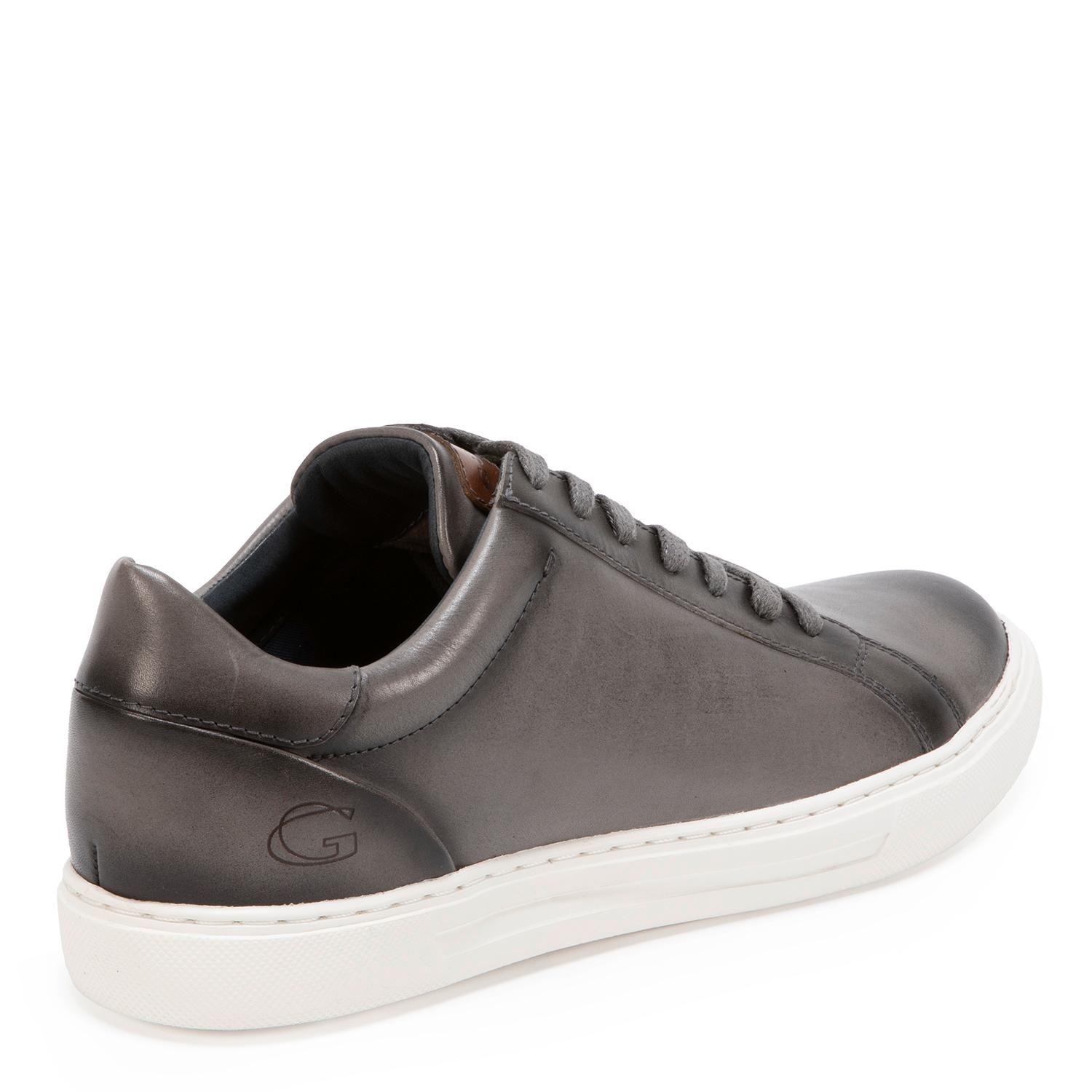 Zapatilla de cuero hombre Guante gris Tokio-4