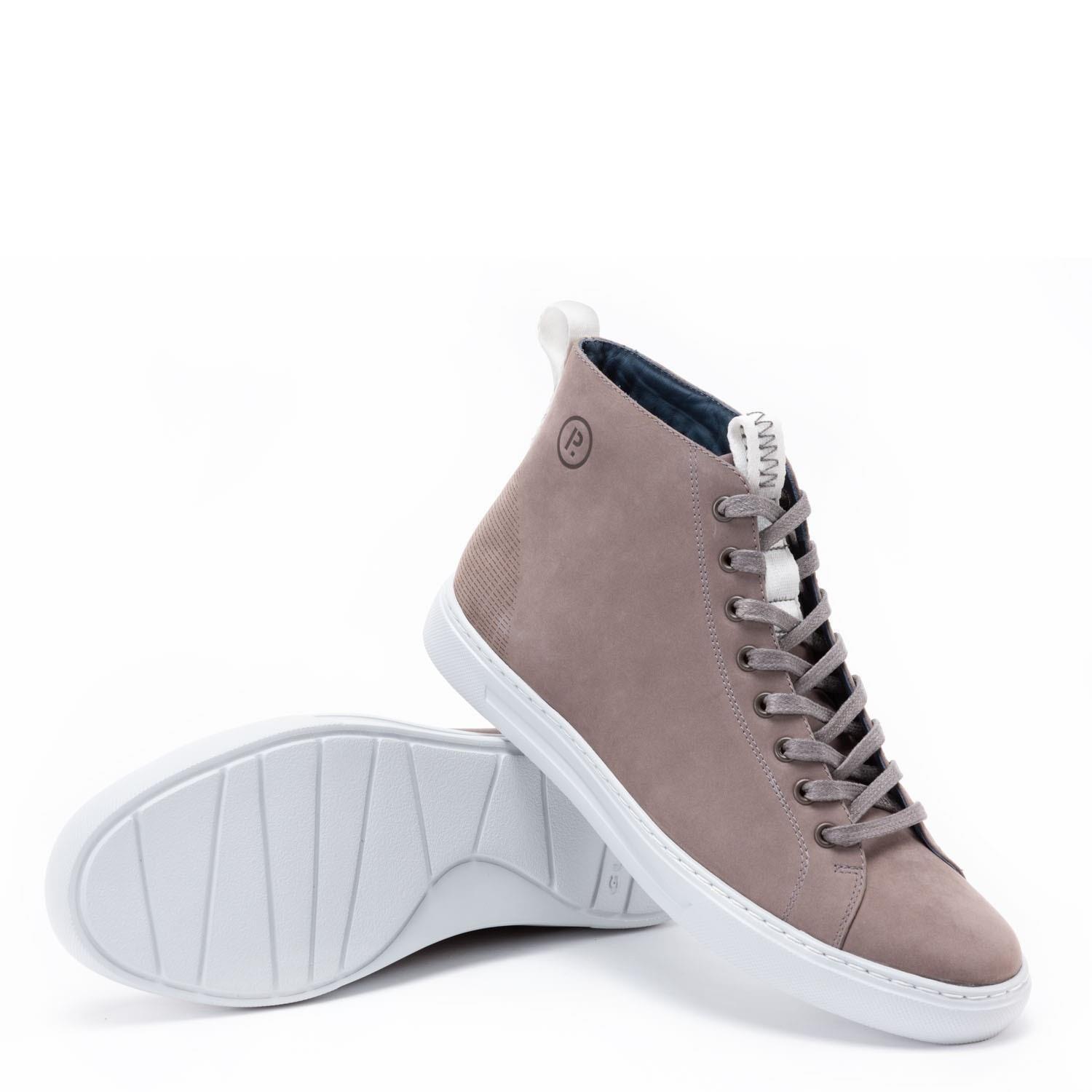 Zapatilla Caña Alta  Tokio  Guante  Gris  0035103-2