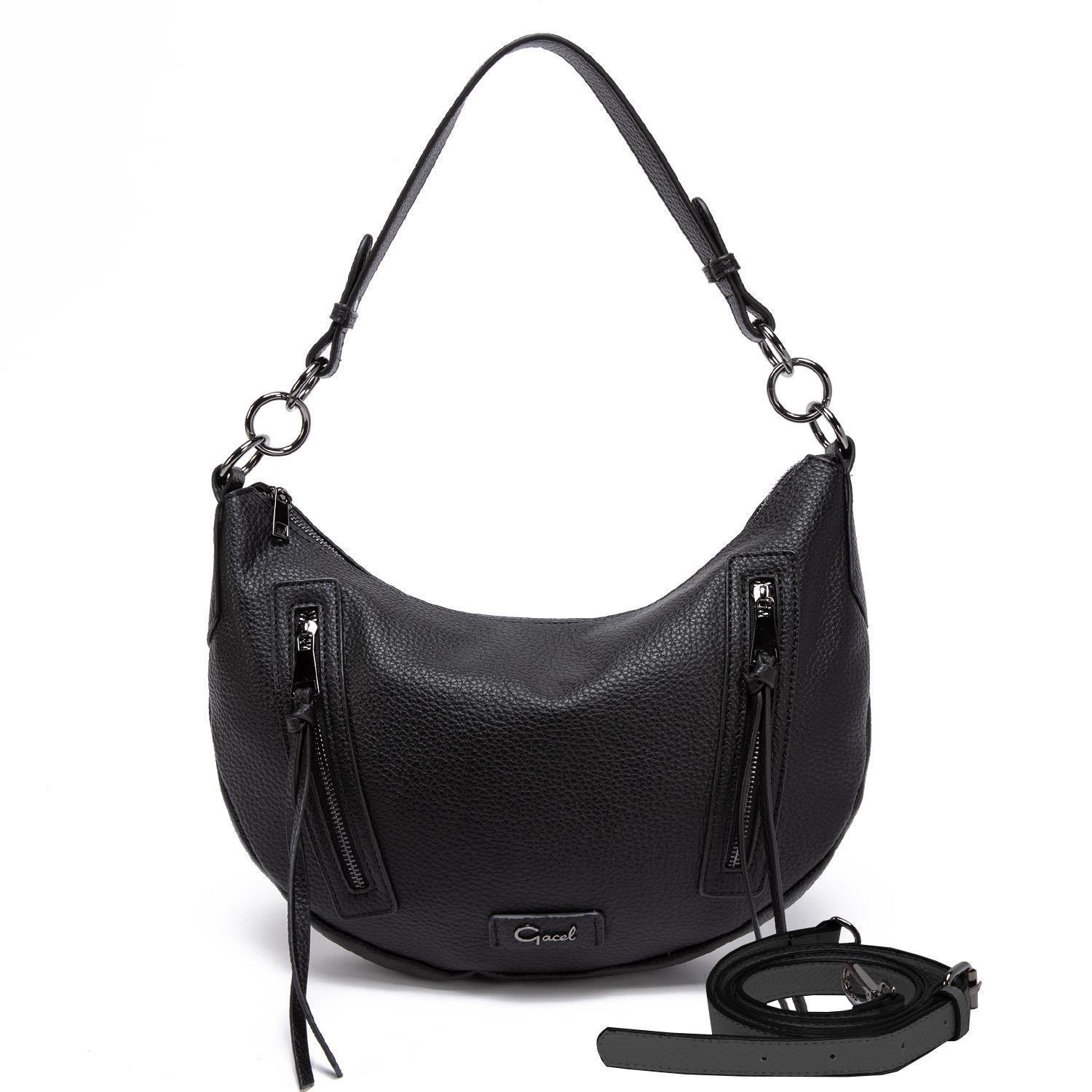 Cartera  Oval  Gacel  Negro  Car2929-0