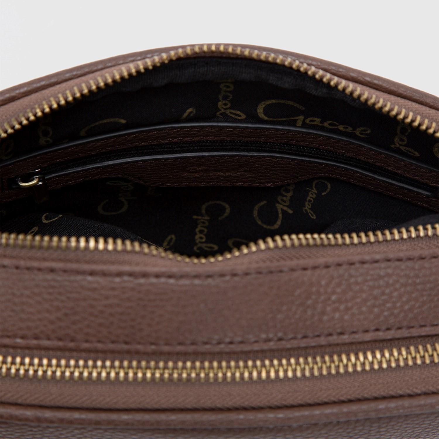 Cartera  Sf  Gacel  Chocolate  Car2728-4