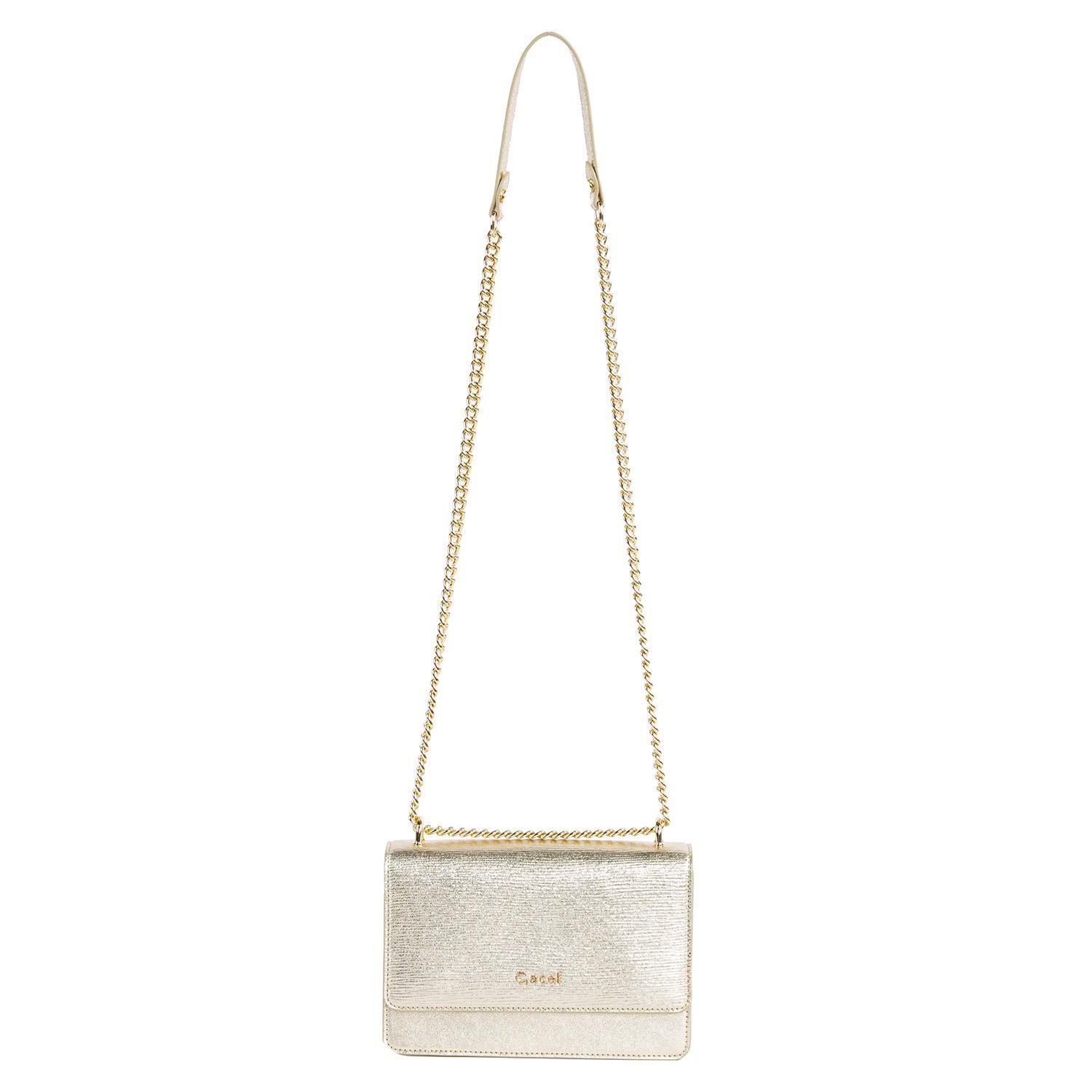 Cartera  Clutch  Gacel  Dorado  Car3033-0