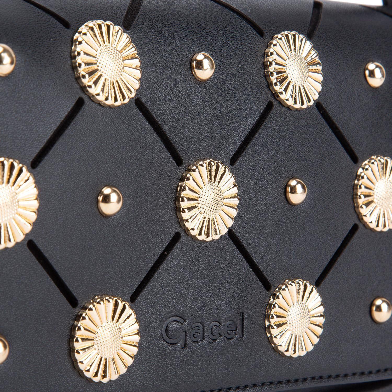 Cartera  Bandolera Grande  Gacel  Negro  Car3354-3