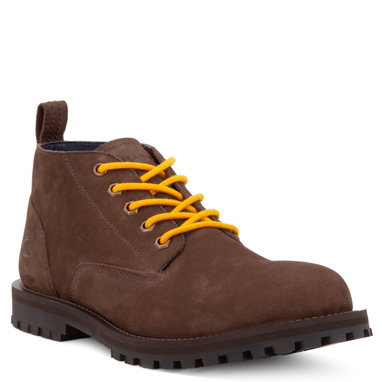 Botin de cuero hombre Guante chocolate Mons-4