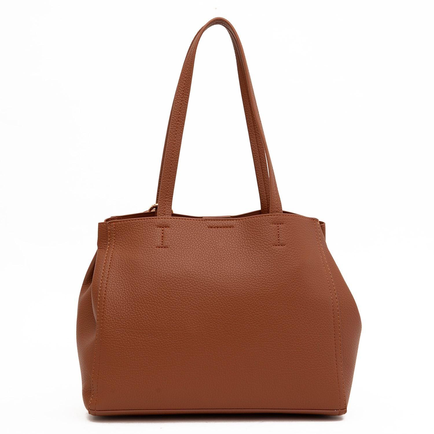 Cartera  Dos Asas Mediana  Gacel  Tostado  Car3497-2