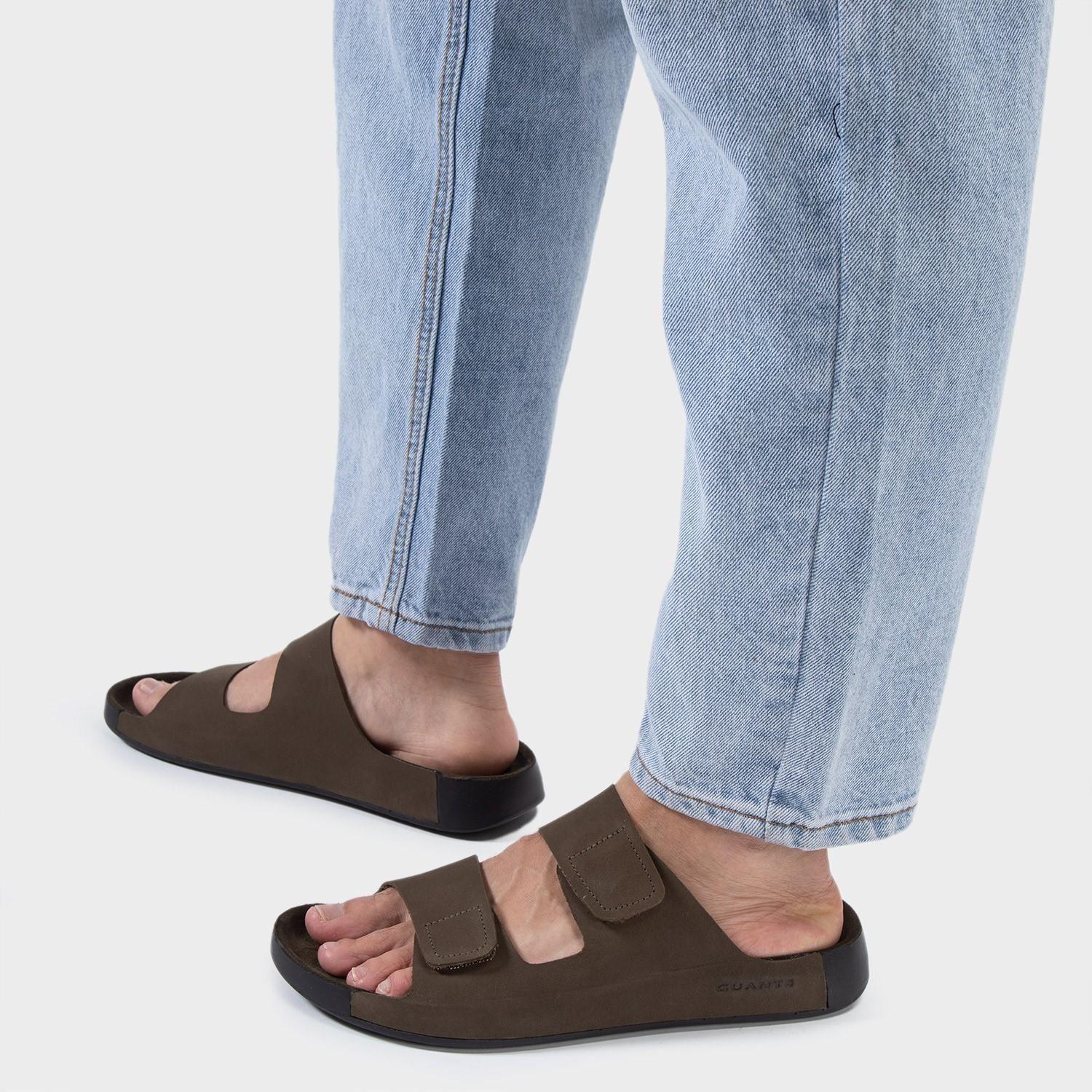 Sandalia Semi Abierta  Miami  Guante  Verde Militar  0035358-1