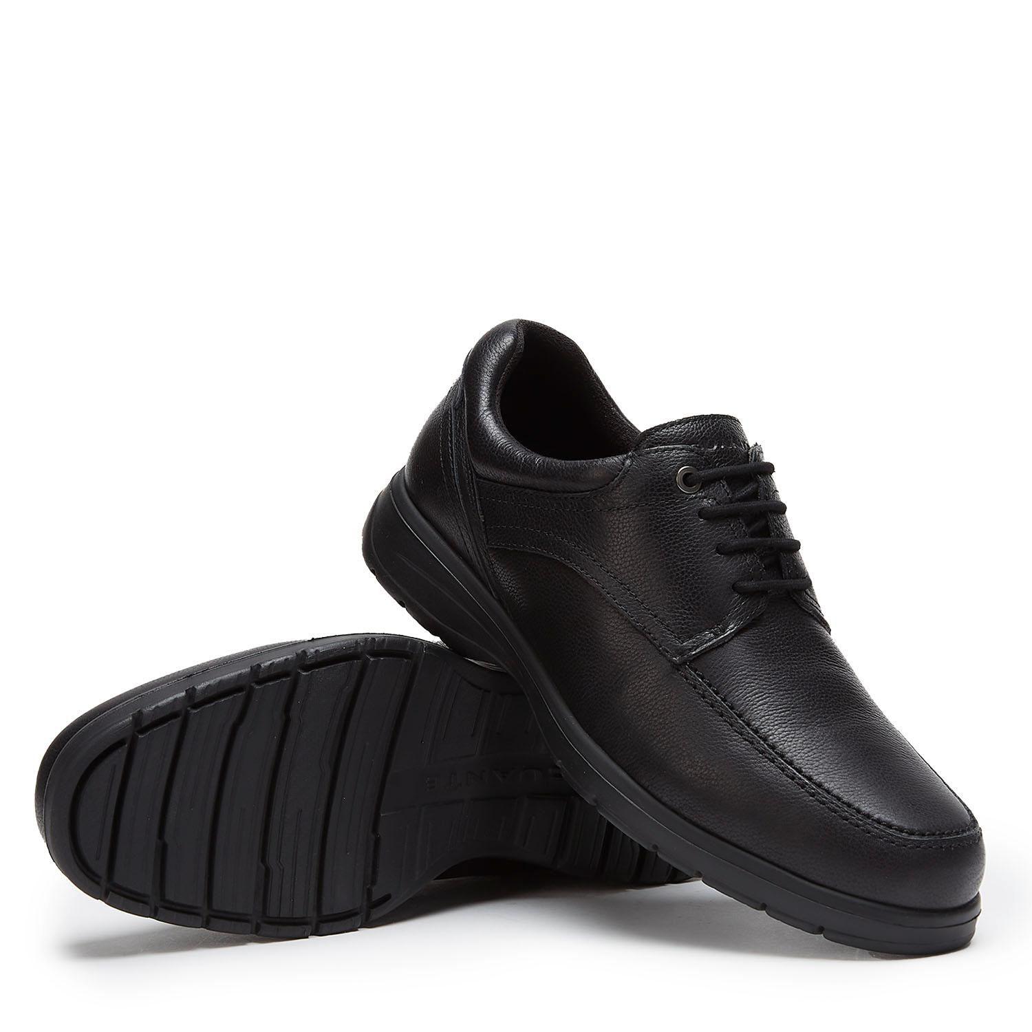 Zapato de cuero hombre Guante negro Dallas-3
