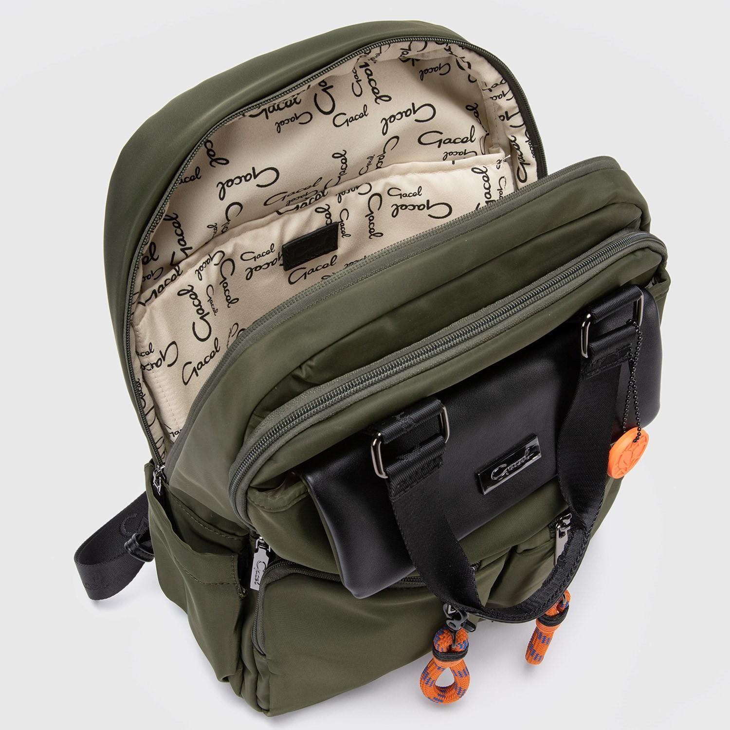 Mochila  Notebook  Gacel  Verde Militar  Car2882-4