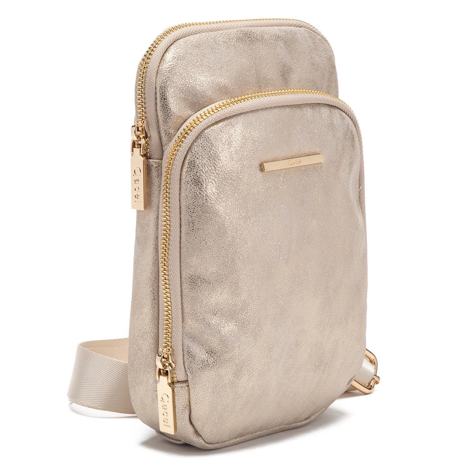 Cartera  Bandolera Pequeña  Gacel  Dorado  Car3285-2