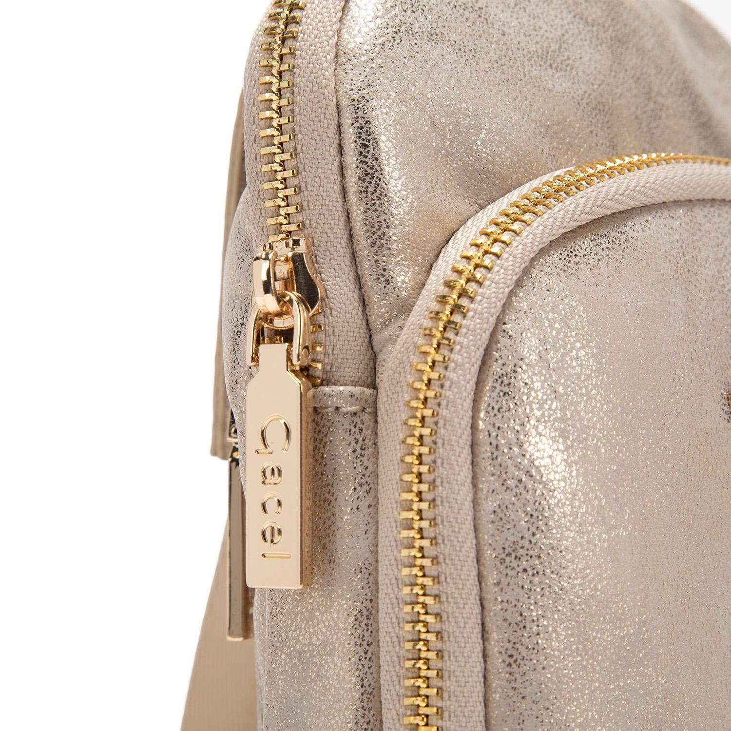 Cartera  Bandolera Pequeña  Gacel  Dorado  Car3285-3