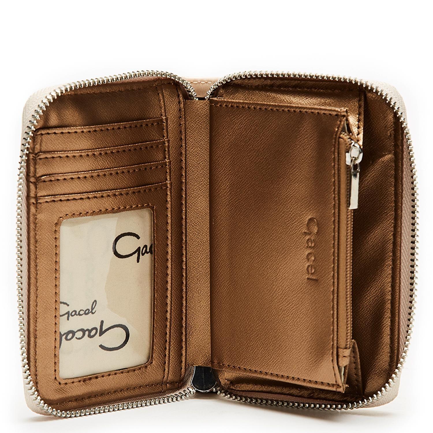 Billetera  Mediana  Gacel  Off White  Bil0386-2