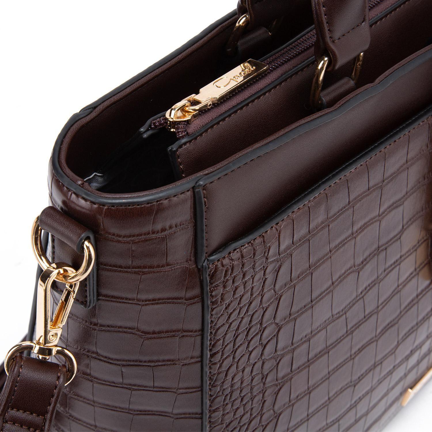 Cartera  Dos Asas Grande  Gacel  Chocolate  Car3219-3