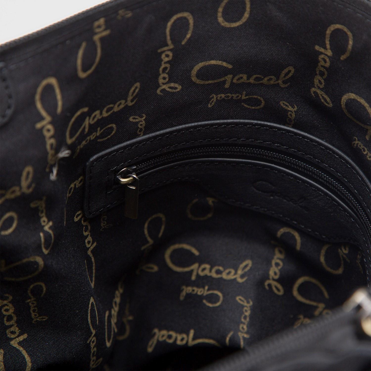 Cartera  Sf  Gacel  Negro  Car2722-4