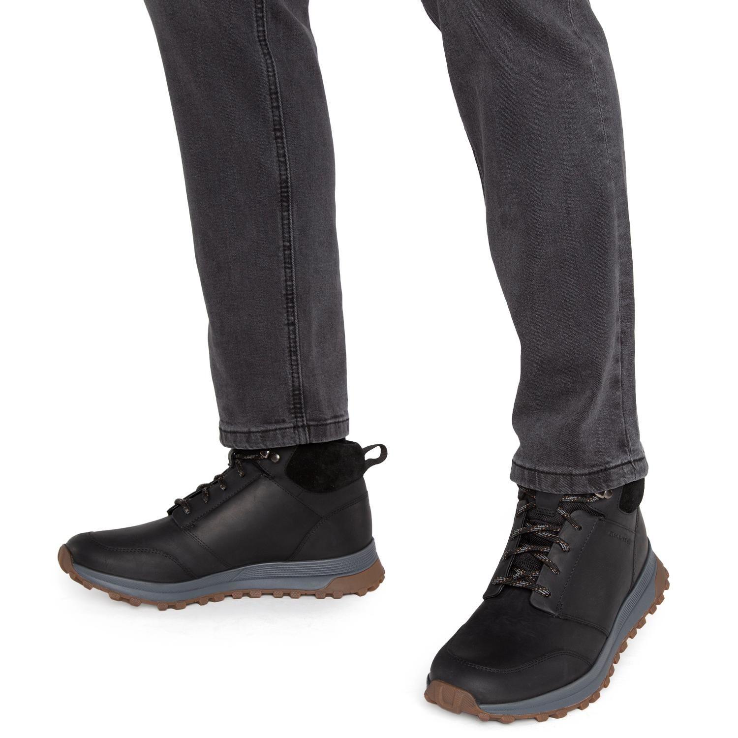 Botin de cuero hombre Guante negro Edmod-1