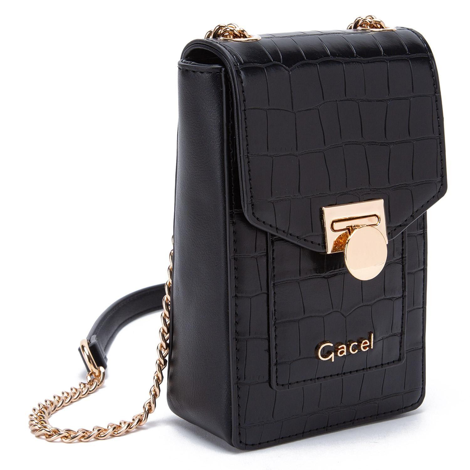 Cartera  Bandolera Pequeña  Gacel  Negro  Car3304-2
