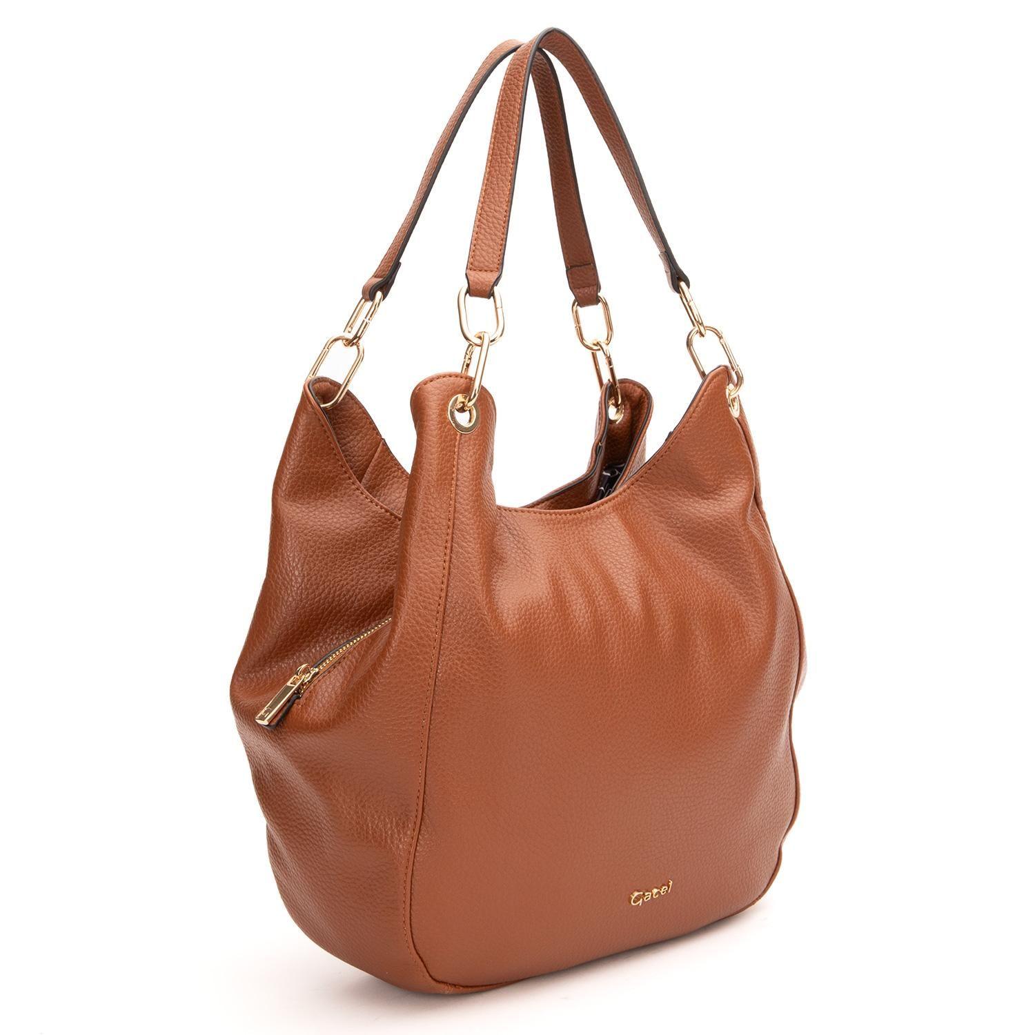 Cartera  Dos Asas Grande  Gacel  Tostado  Car3467-2