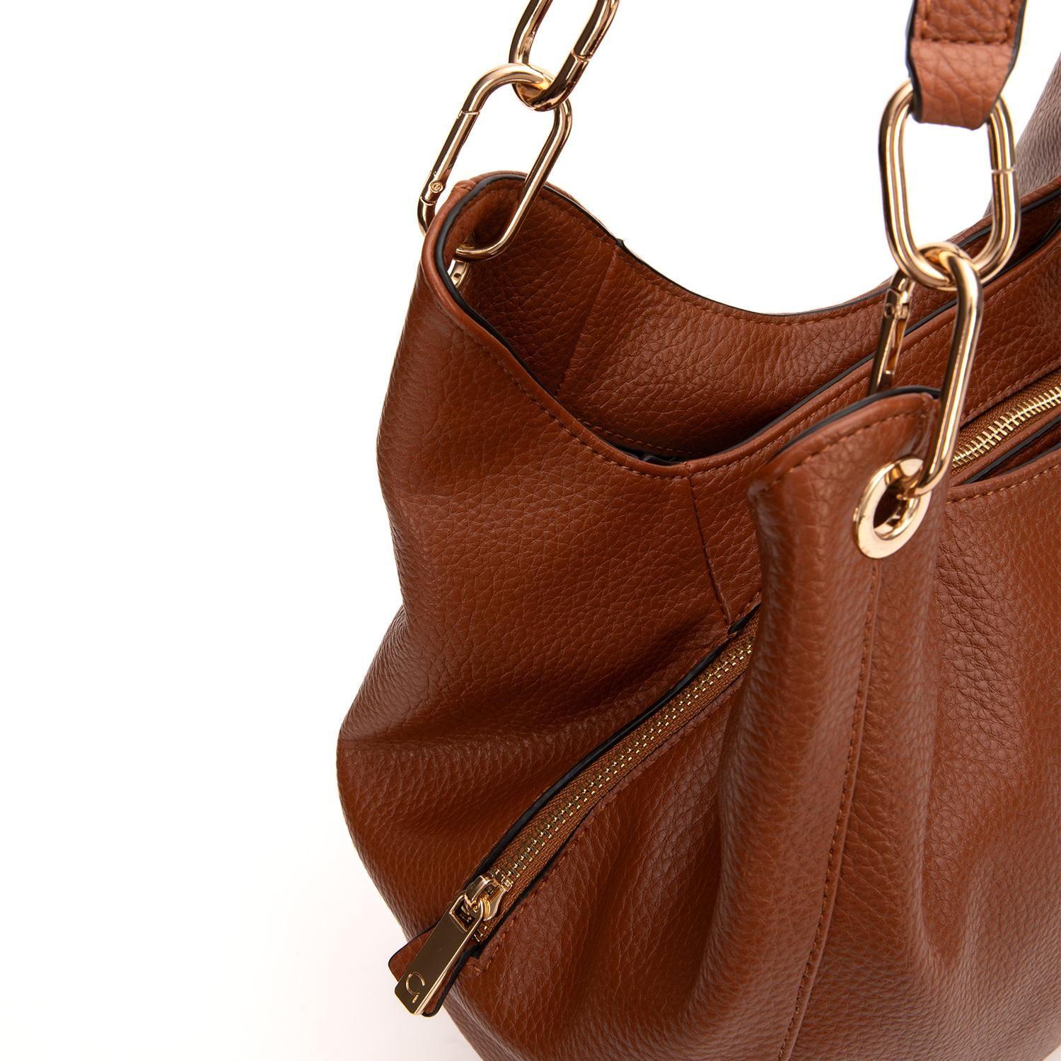 Cartera  Dos Asas Grande  Gacel  Tostado  Car3467-3