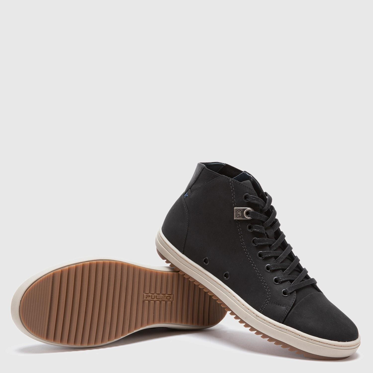 Zapatilla Caña Alta  Kn  Guante  Negro  0035043-3