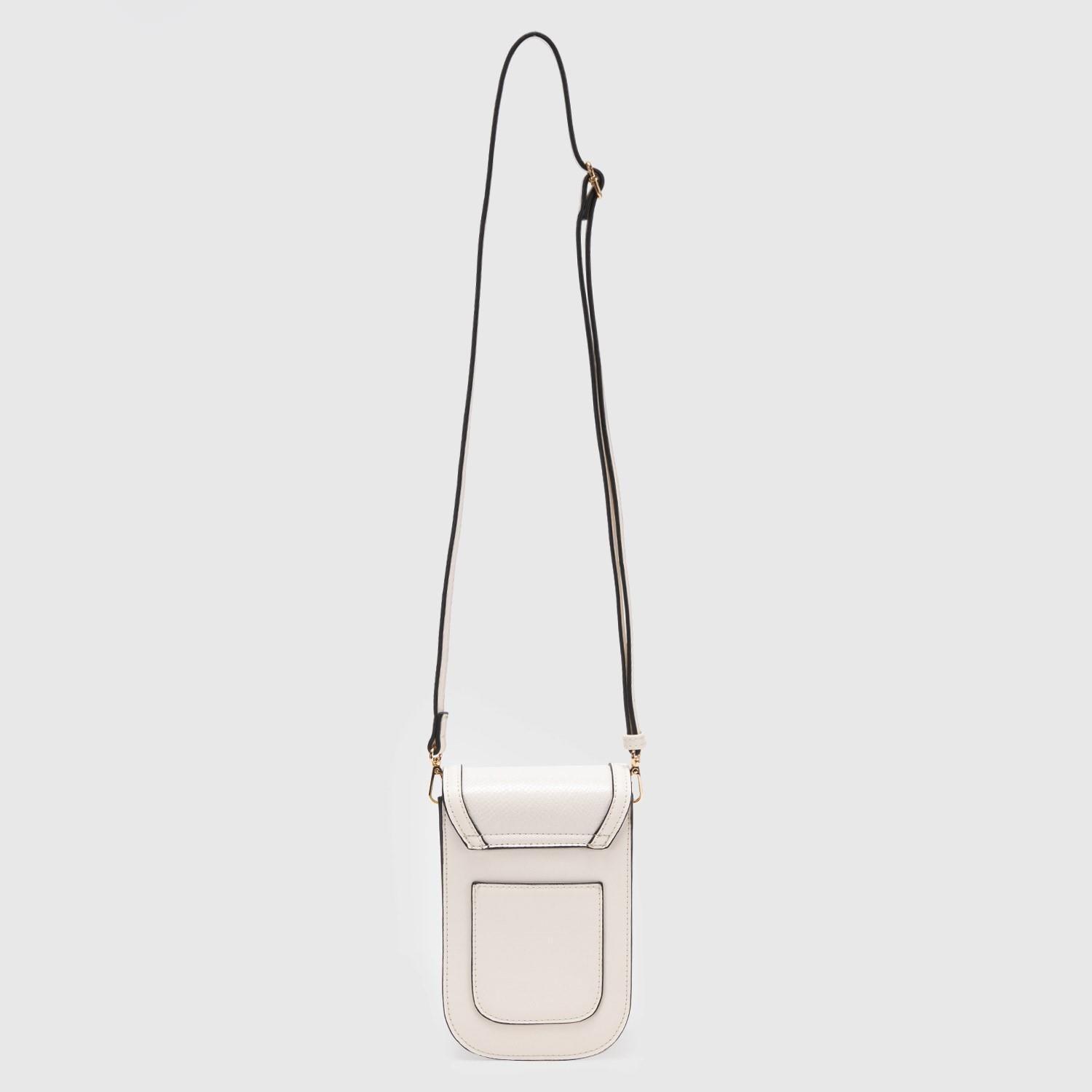 Cartera  Bandolera Pequeña  Gacel  Off White  Car2838-1