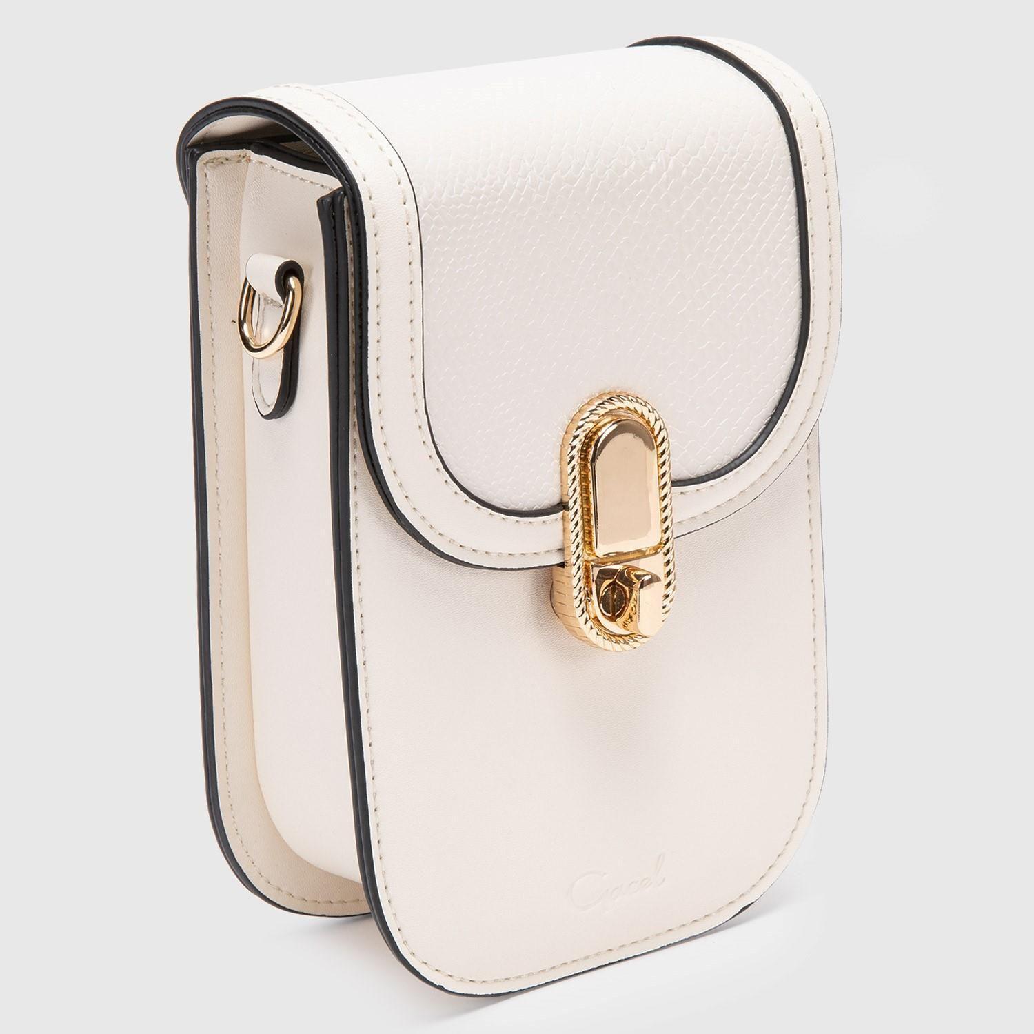 Cartera  Bandolera Pequeña  Gacel  Off White  Car2838-2