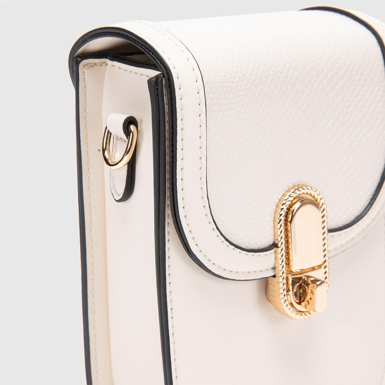 Cartera  Bandolera Pequeña  Gacel  Off White  Car2838-3