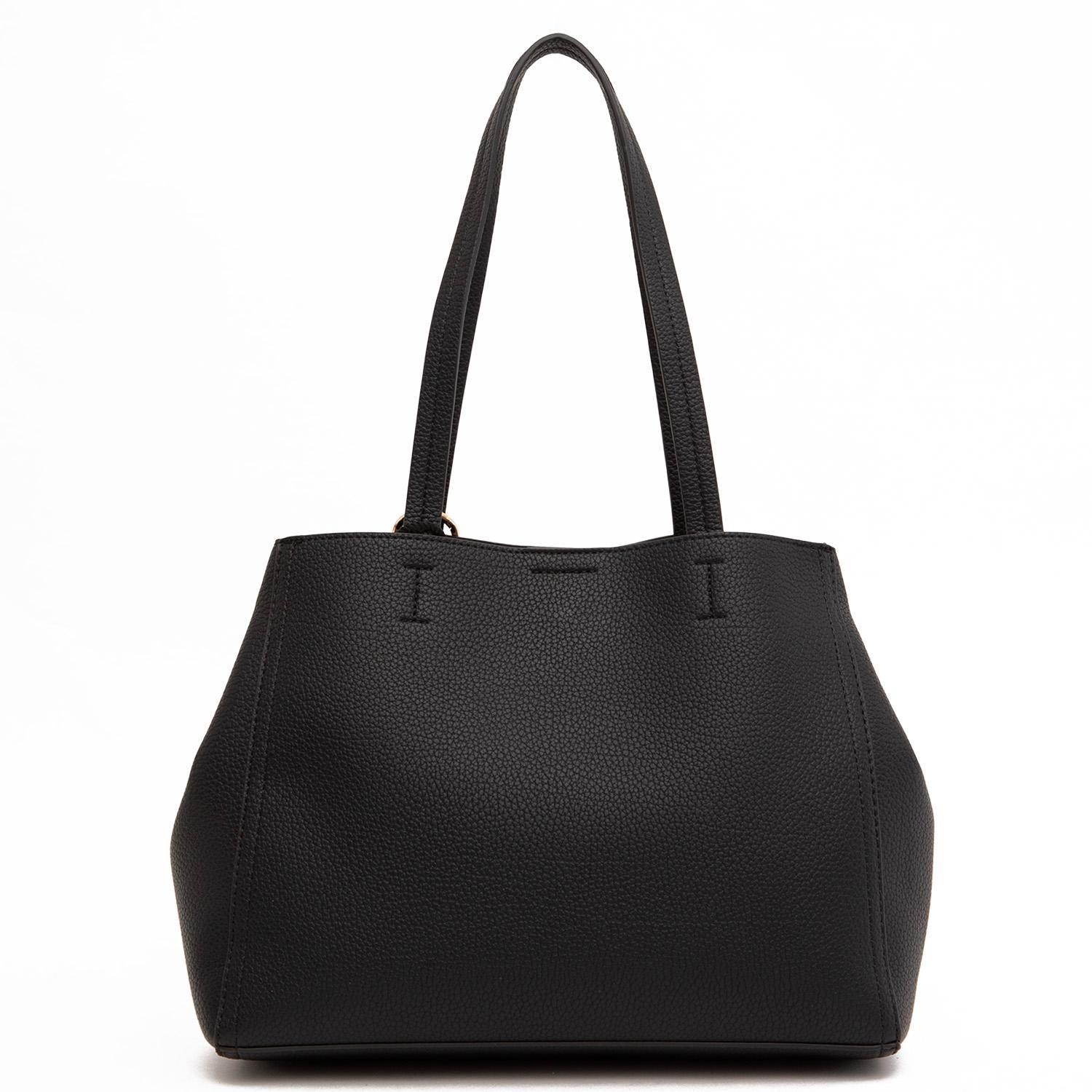 Cartera  Dos Asas Mediana  Gacel  Negro  Car3496-2